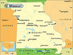 Missouri karta