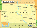 South Dakota karta